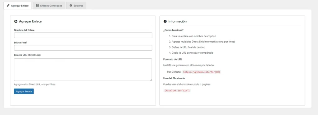 FastLink – Plugin WordPress