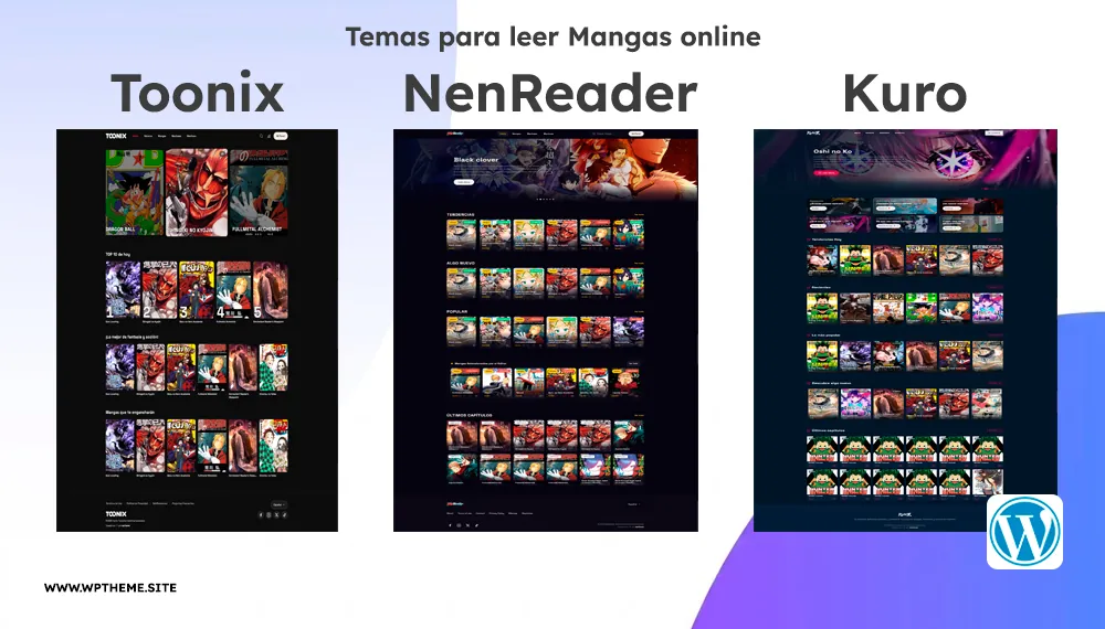 Presentamos Toonix, NenReader y Kuro